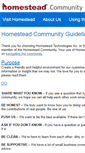 Mobile Screenshot of homesteadsocial.com